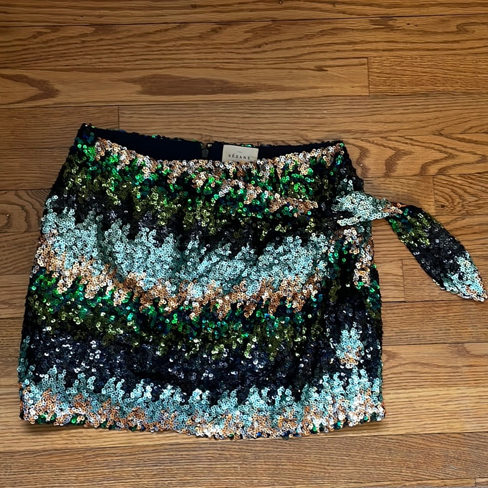 EUC Sezane Pacombe Skirt 38